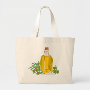 Olivegrün Jumbo Stoffbeutel