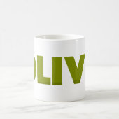 Olivegrün Kaffeetasse (Mittel)