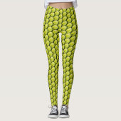 Olivegrün Leggings (Vorderseite)