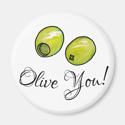 Olivegrün Magnet (Vorne)