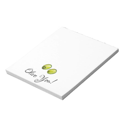 Olivegrün Notizblock (Rotiert)