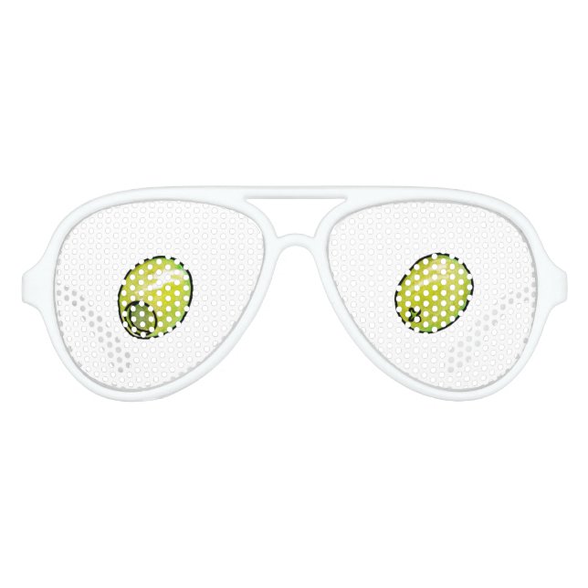 Olivegrün Partybrille (Vorderseite)