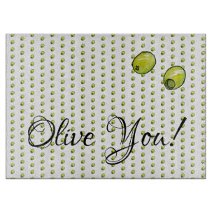 Olivegrün Schneidebrett