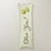 Olivegrün Seitenschläferkissen (Rückseite (Vertikal))