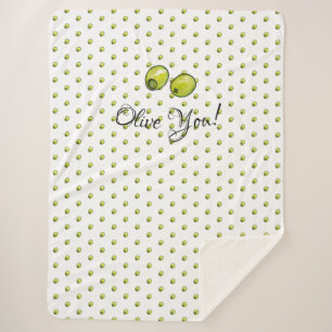 Olivegrün Sherpadecke