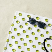 Olivegrün Strandtuch (Beispiel)