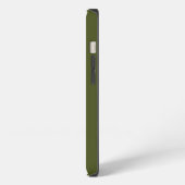 Olivegrünes Best-Dad-Ever-iPhone-Case iPhone Hülle (Linke Seite)