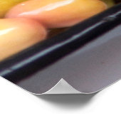 Oliven auf dem Markt Poster (Ecke)