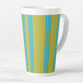 Oliven Aura Blau Milchtasse (Rechte Ecke)
