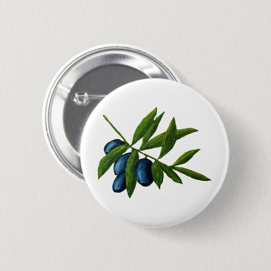 Oliven Button (Vorne & Hinten)