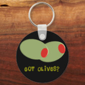 Oliven Design spendet "Got Oliven?" Schlüsselanhänger (Vorderseite)
