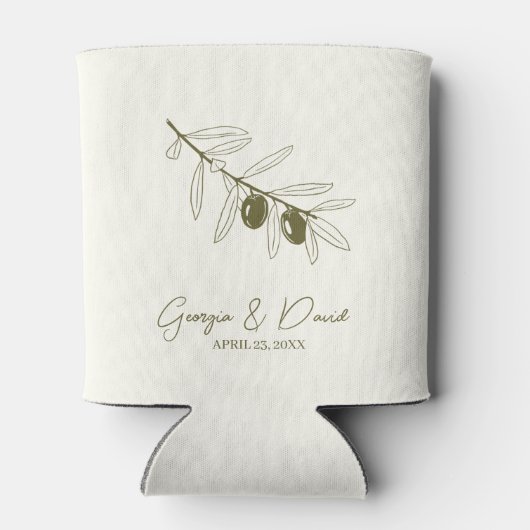 Oliven Dosenkühler (Rückseite)