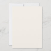 Oliven-Farn-Laub-Hochzeit Einladung (Rückseite)