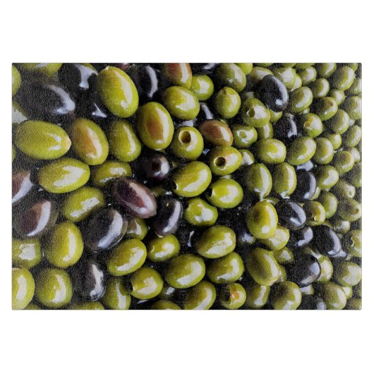 Oliven freie Paläste bringen Olivenbäume zurück Schneidebrett (Vorderseite)