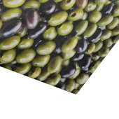 Oliven freie Paläste bringen Olivenbäume zurück Schneidebrett (Ecke)