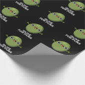 Oliven für Puns Funny Olive Obstpun Dark BG Geschenkpapier (Ecke)