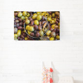 Oliven, gesäumt, schwarz und grün banner (InSitu)