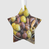 Oliven, gesäumt, schwarz und grün ornament (Vorderseite)