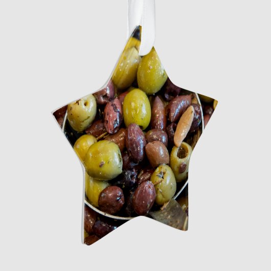 Oliven, gesäumt, schwarz und grün ornament (Vorderseite)