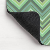 Oliven Green Zigzag Mousepad (Ecke)