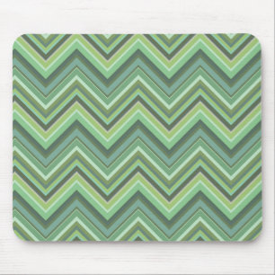 Oliven Green Zigzag Mousepad