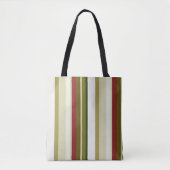 Oliven, grün und rot Streifen Tasche (Vorderseite)