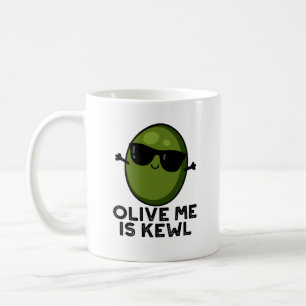 Oliven Ich halte Coolen Olivenpuppen Kaffeetasse