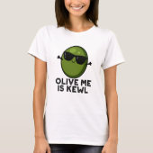 Oliven Ich halte Coolen Olivenpuppen T-Shirt (Vorderseite)