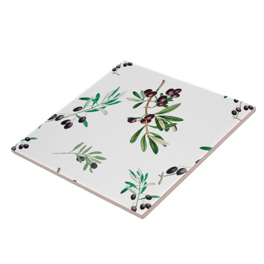 Oliven, mediterran fliese (Seite)