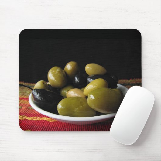 Oliven Mousepad (Mit Mouse)