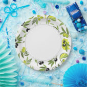 Oliven Pappteller (Party)