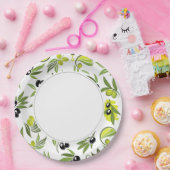 Oliven Pappteller (Party)