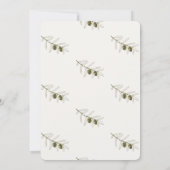 Oliven Save The Date (Rückseite)