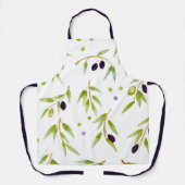 Oliven Schürze (Vorderseite)