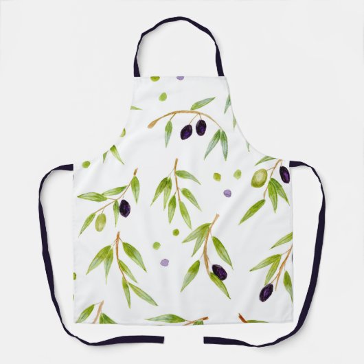 Oliven Schürze (Vorderseite)
