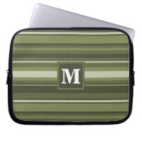 Oliven-Streifen in Monogramm