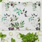 Oliven, Toskana, Blume, Mittelmeer, Sommer Geschirrtuch (Gefaltet)