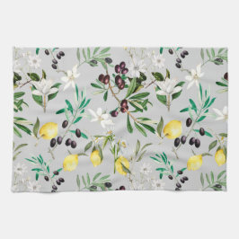 Oliven, Toskana, Blume, Mittelmeer, Zitrone Geschirrtuch
