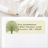 Oliven Tree Wirbel Labels (Insitu)