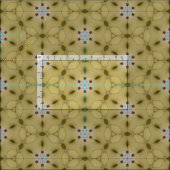 Oliven und Käse-Gewebe Stoff (Kachel)