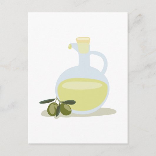 Oliven und Öl Postkarte (Vorderseite)