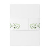 Olivenaisehotel Einladungsbanderole (Rückseitenbeispiel)