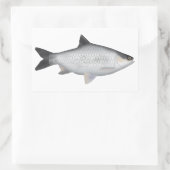 Olivenbarbe Rechteckiger Aufkleber (Tasche)