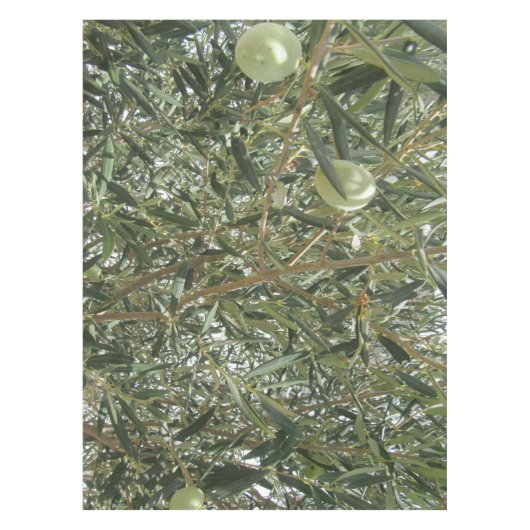 Olivenbaum-Blätter Tischdecke (Vorderseite)