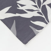 Olivenbaum - dunkelblau fleecedecke (Ecke)