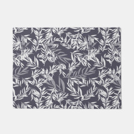 Olivenbaum - dunkelblau fußmatte