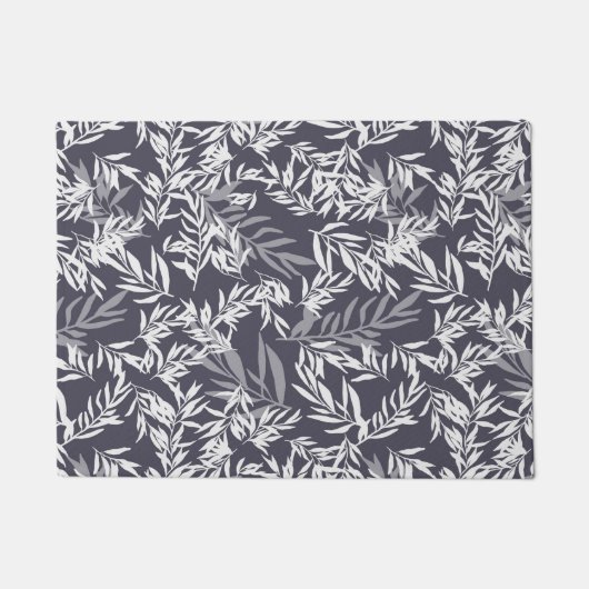 Olivenbaum - dunkelblau fußmatte (Vorderseite)