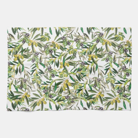 Olivenbaum Geschirrtuch (Horizontal)