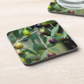 Olivenbaum Getränkeuntersetzer (Linke Seite)