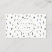 Olivenbaum Grüne Hochzeit RSVP QR-Code-Karten Begleitkarte (Rückseite)